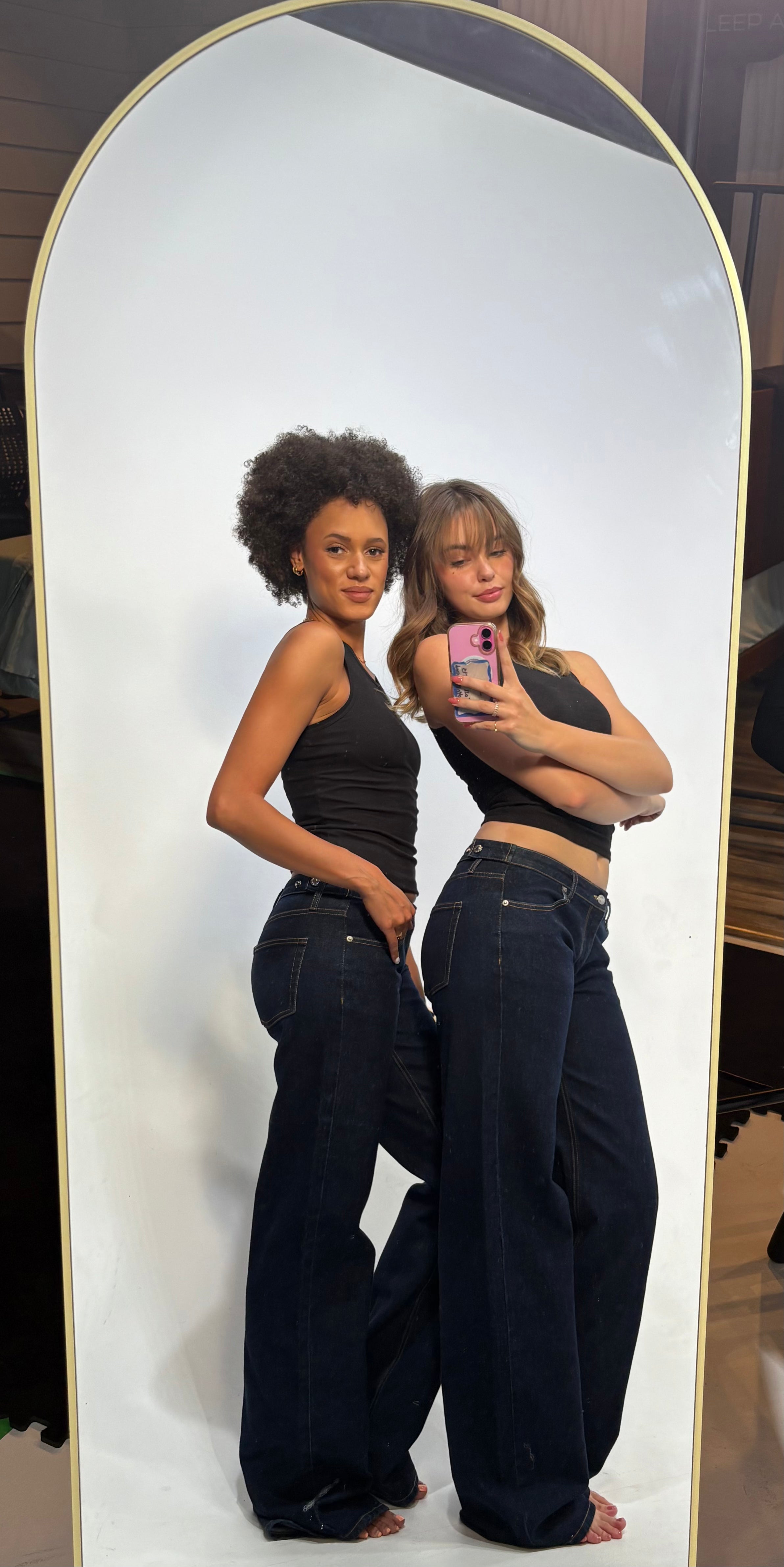 Dark Blue: Cinch Waist Stallion Jeans