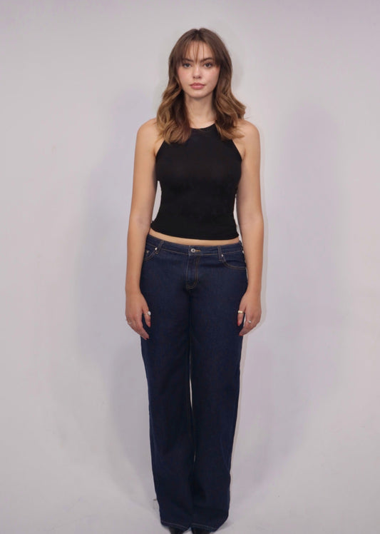 Dark Blue: Cinch Waist Stallion Jeans